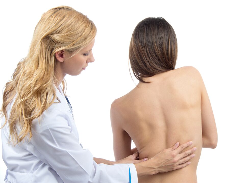 medical examination for back pain