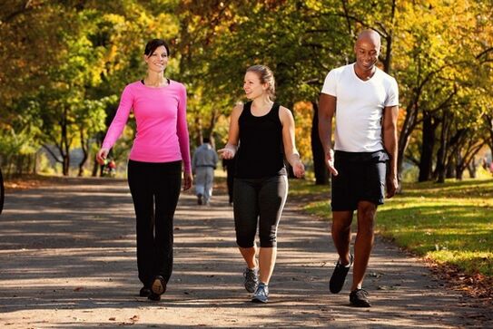 Excursions for the prevention of joint diseases